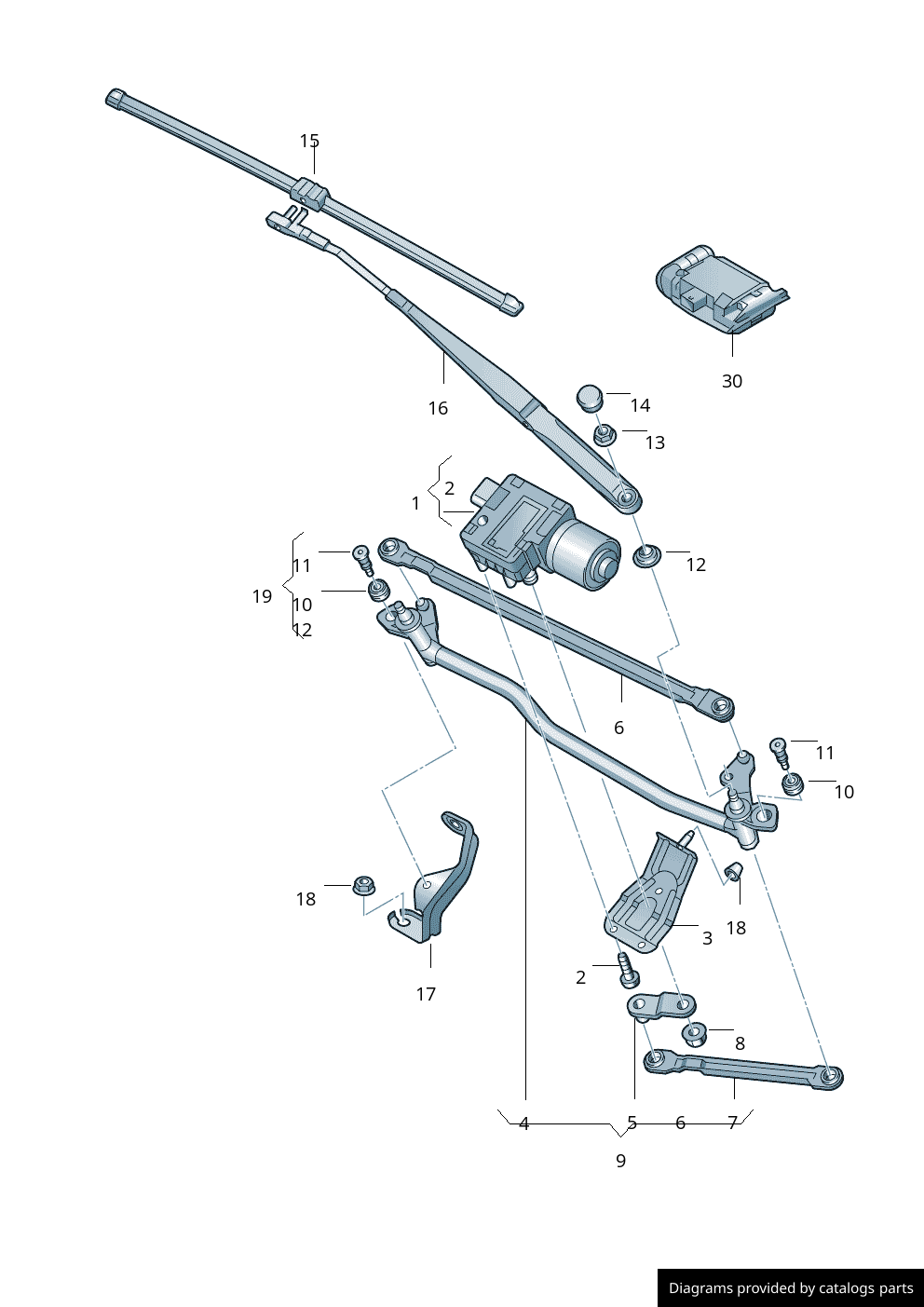 Car part diagram
