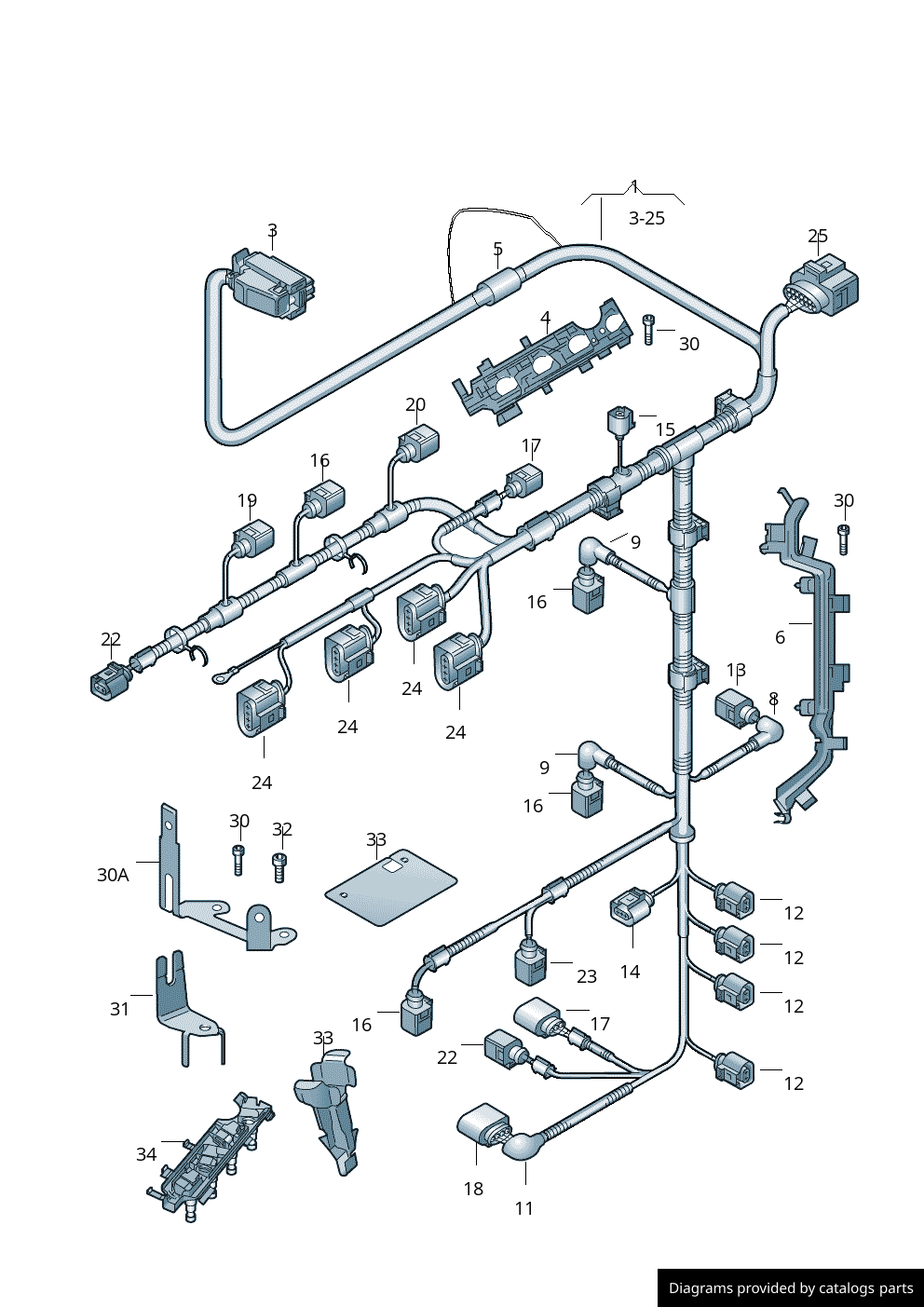 Car part diagram