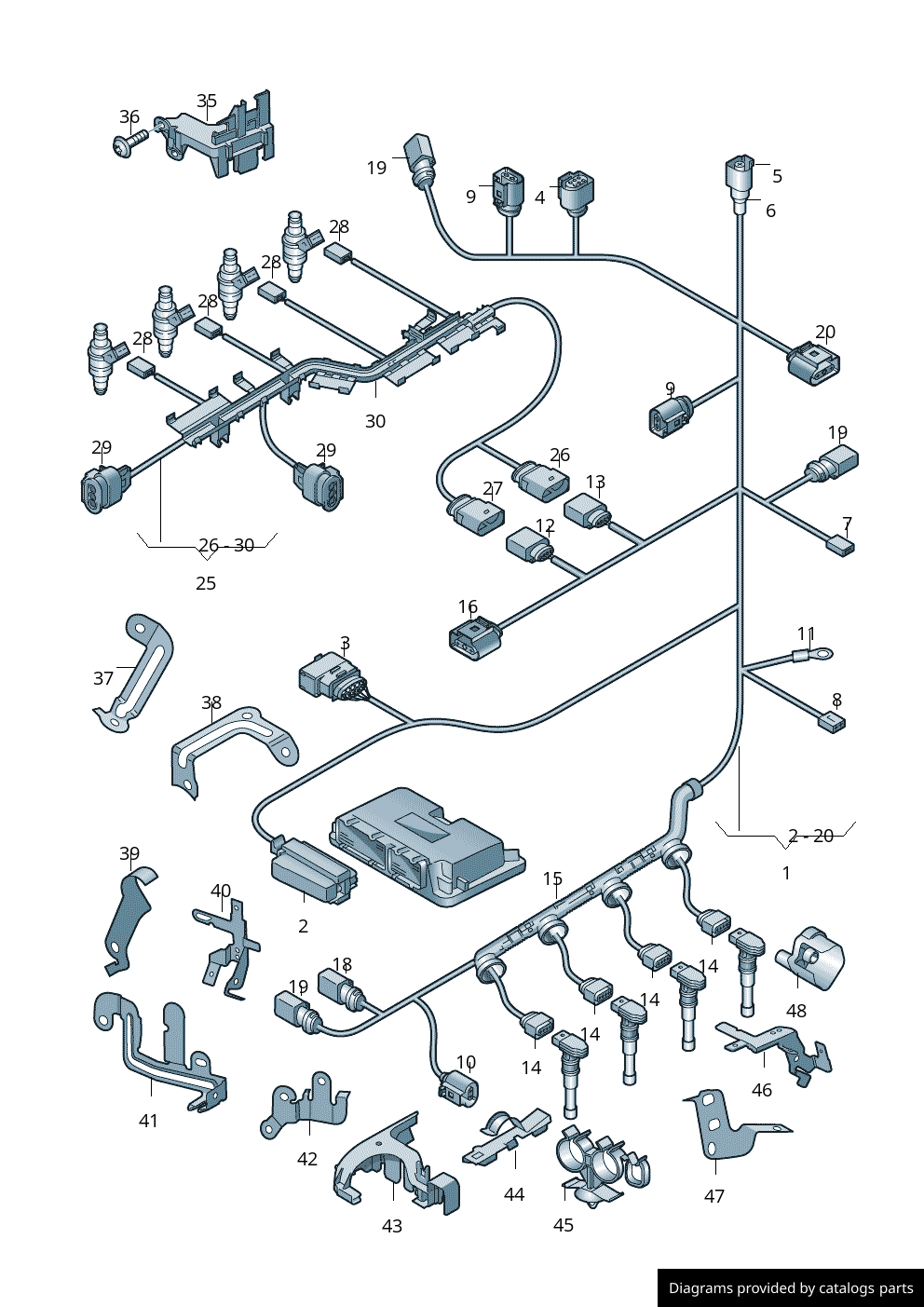 Car part diagram