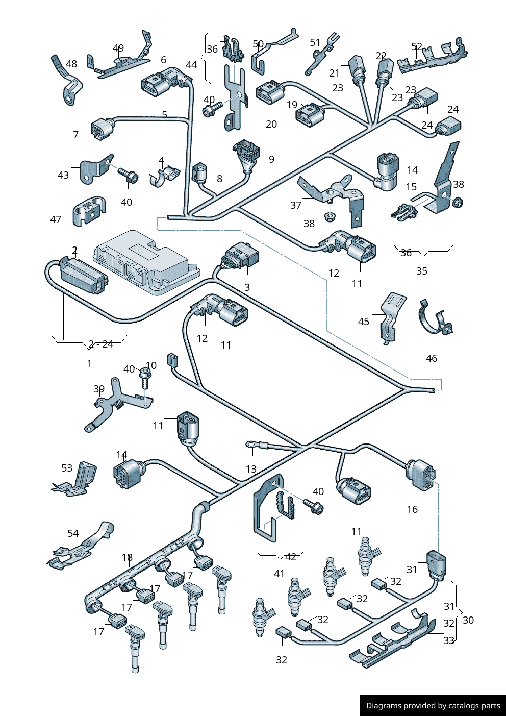 Car part diagram