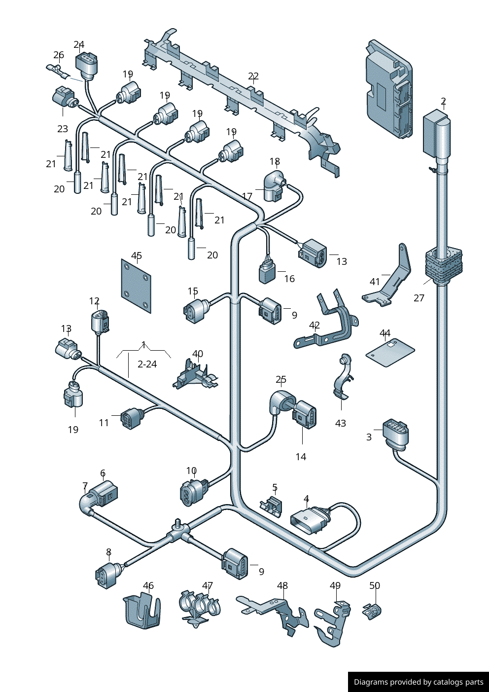 Car part diagram