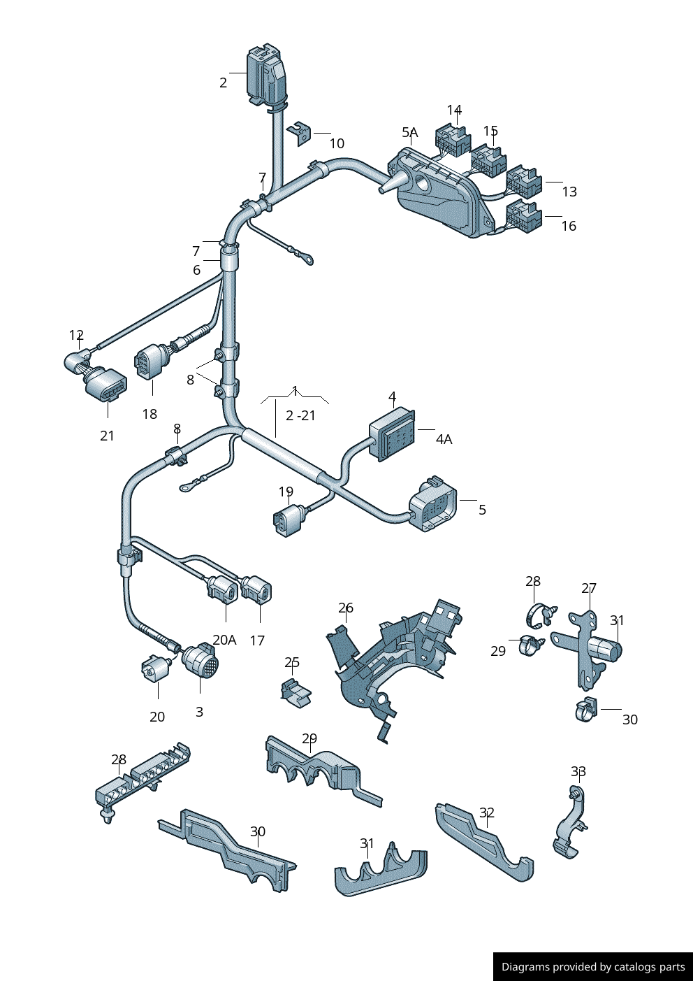 Car part diagram