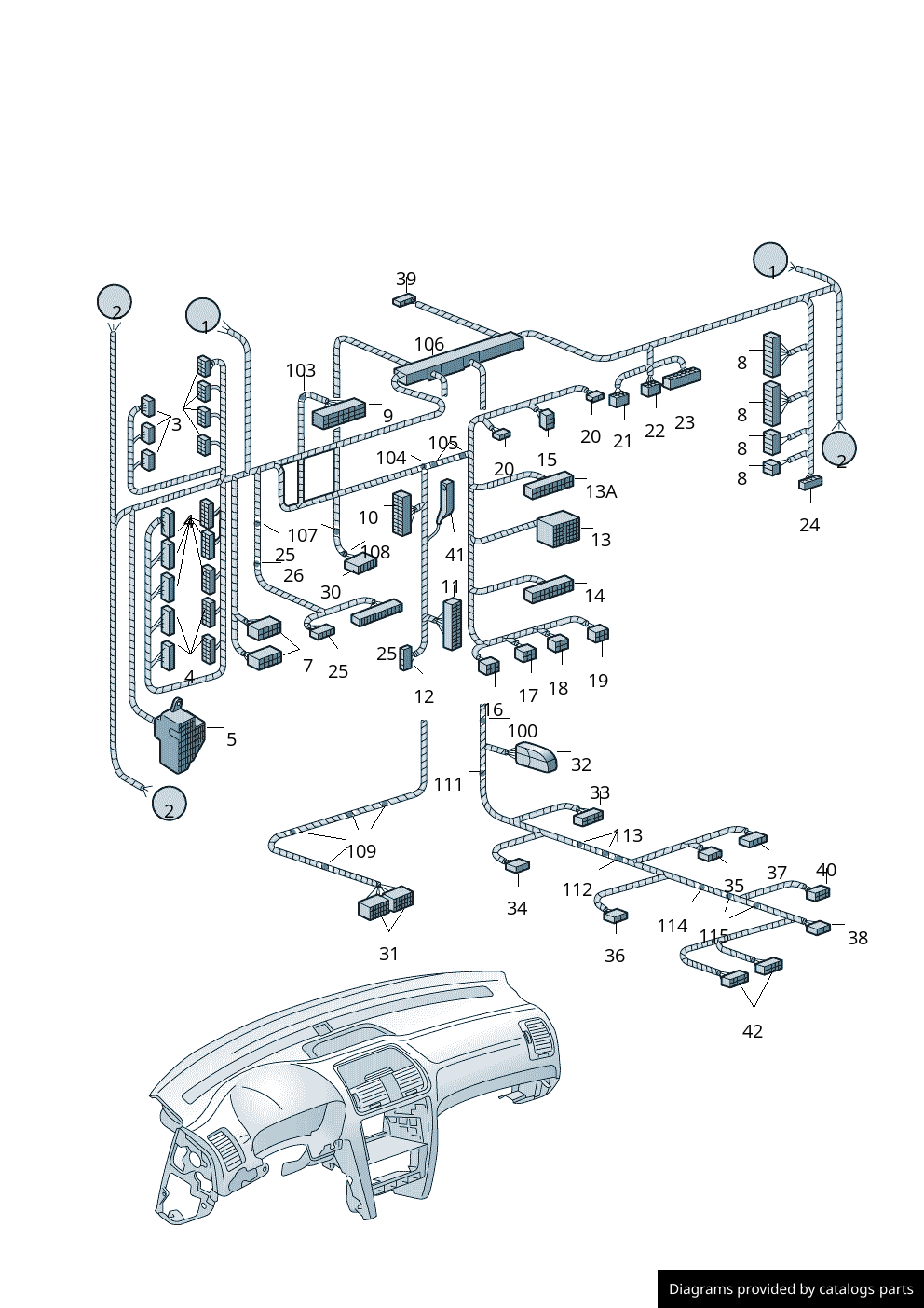 Car part diagram