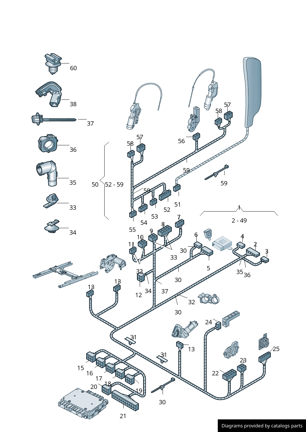 Car part diagram