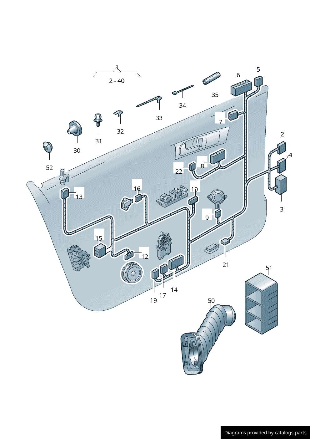 Car part diagram