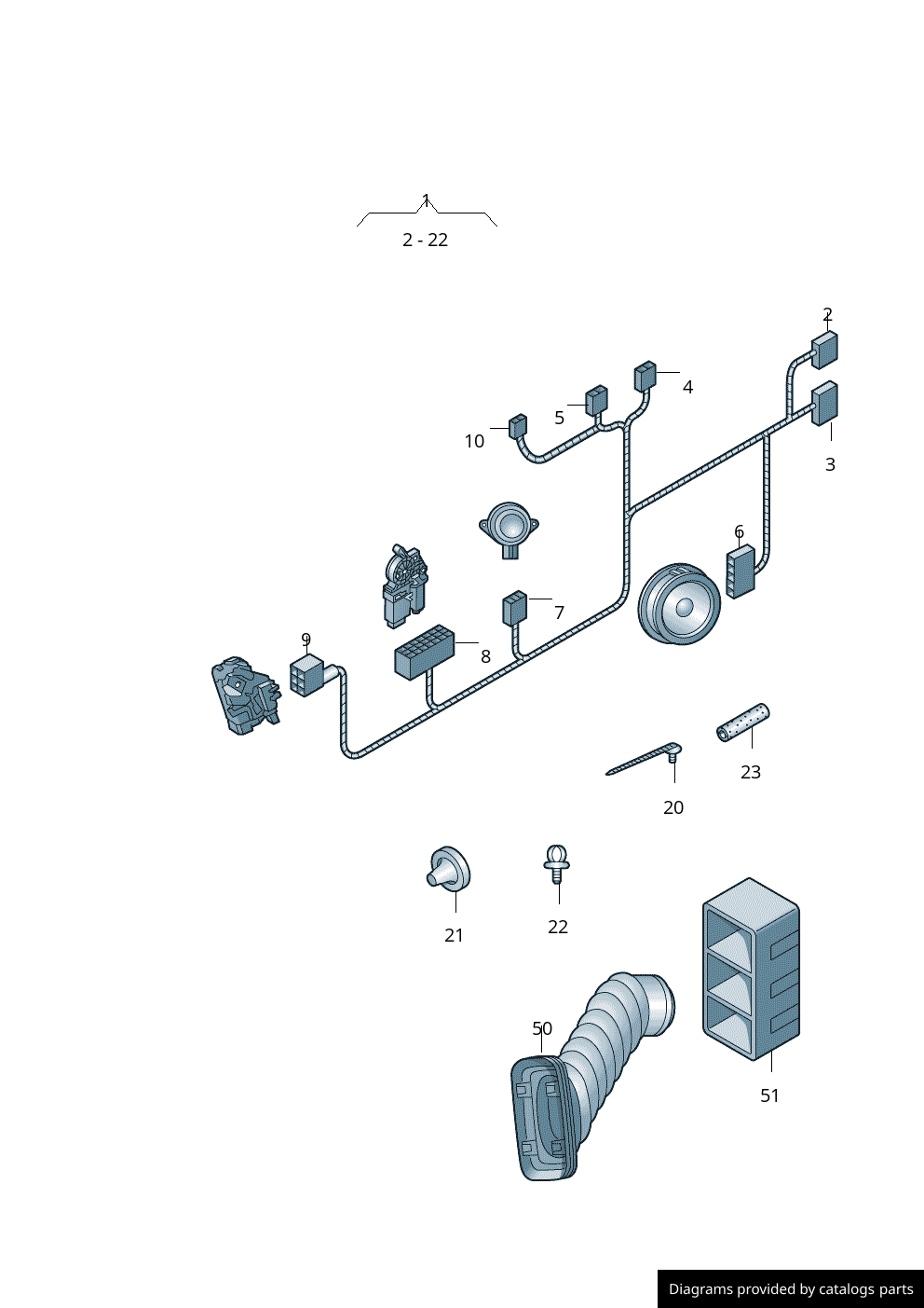 Car part diagram