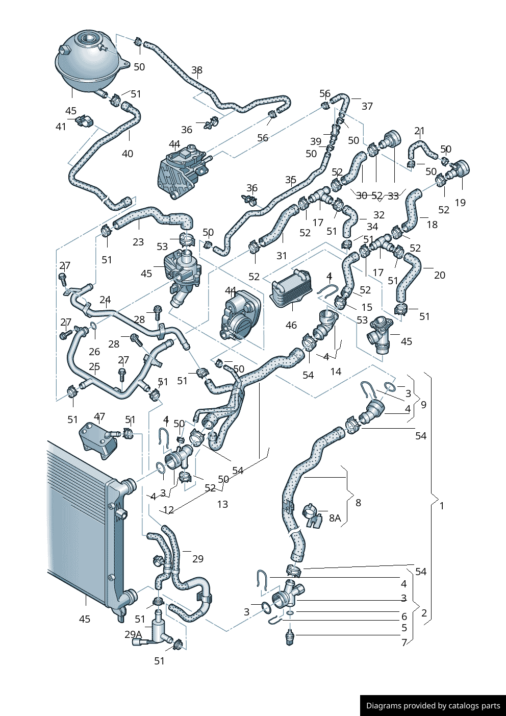 Car part diagram