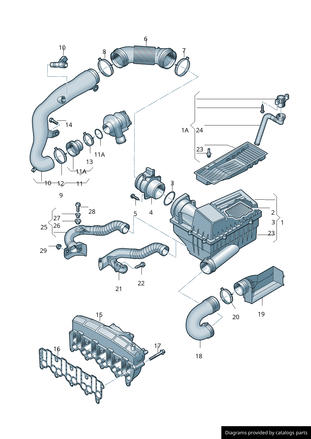 Car part diagram