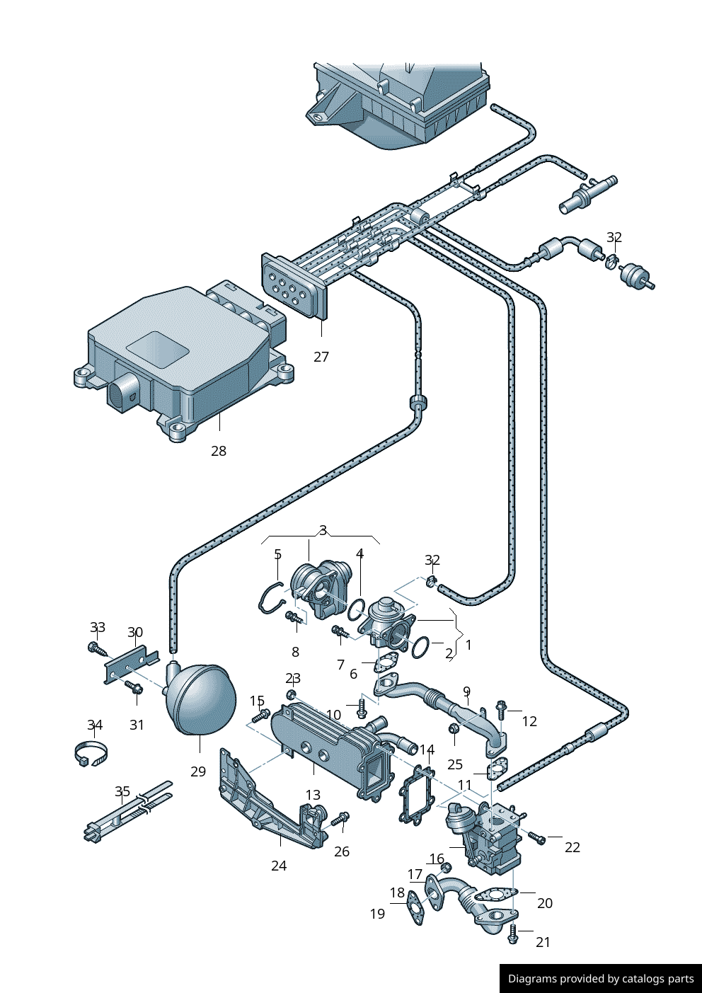 Car part diagram