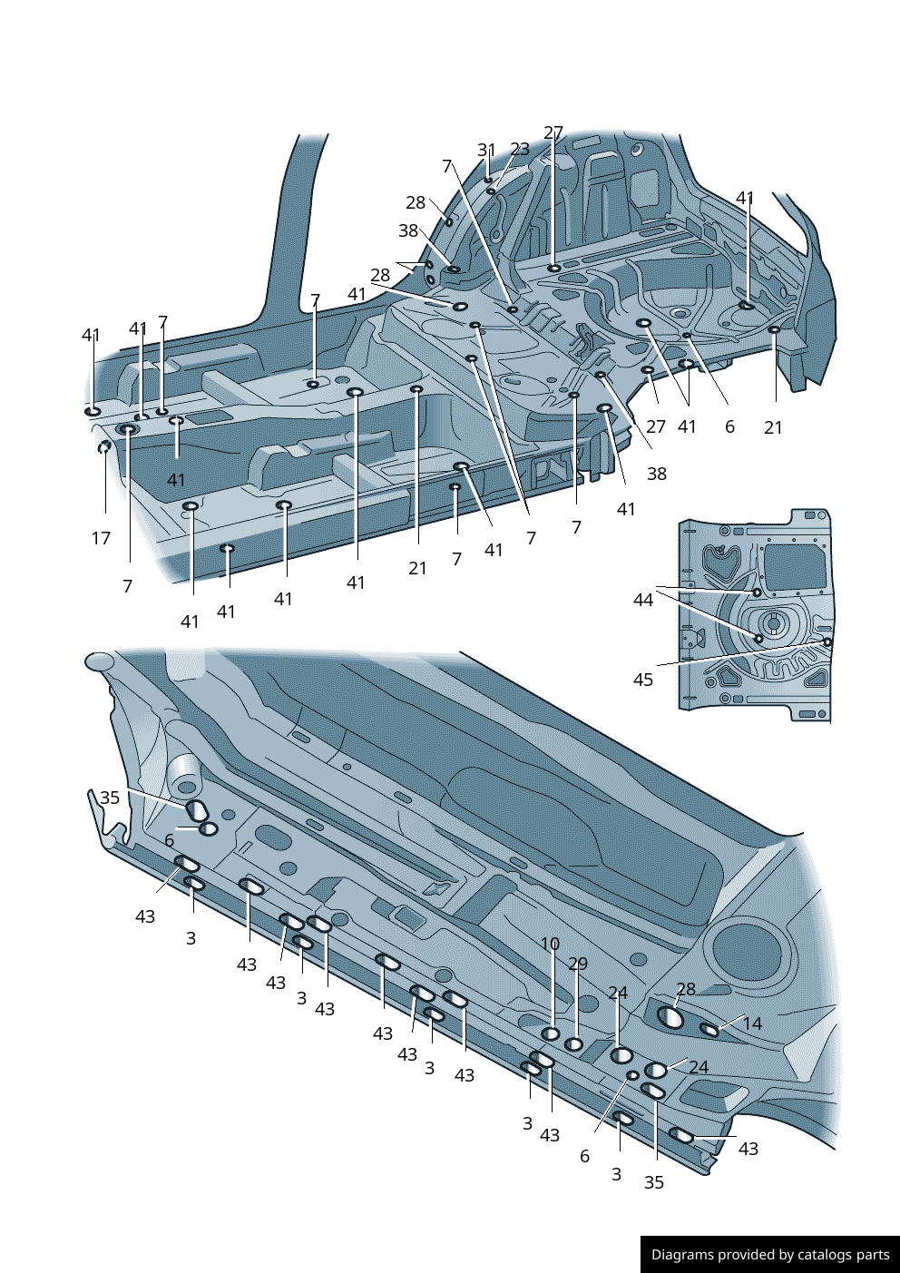 Car part diagram