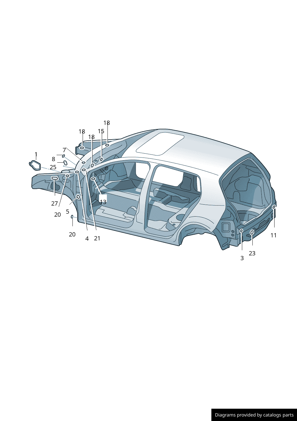 Car part diagram
