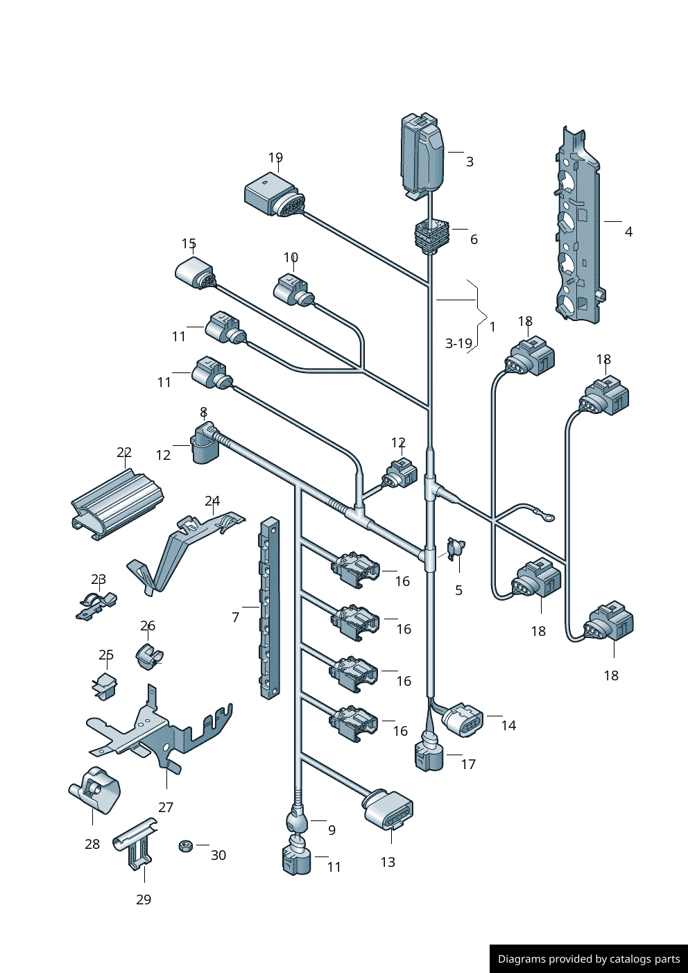 Car part diagram