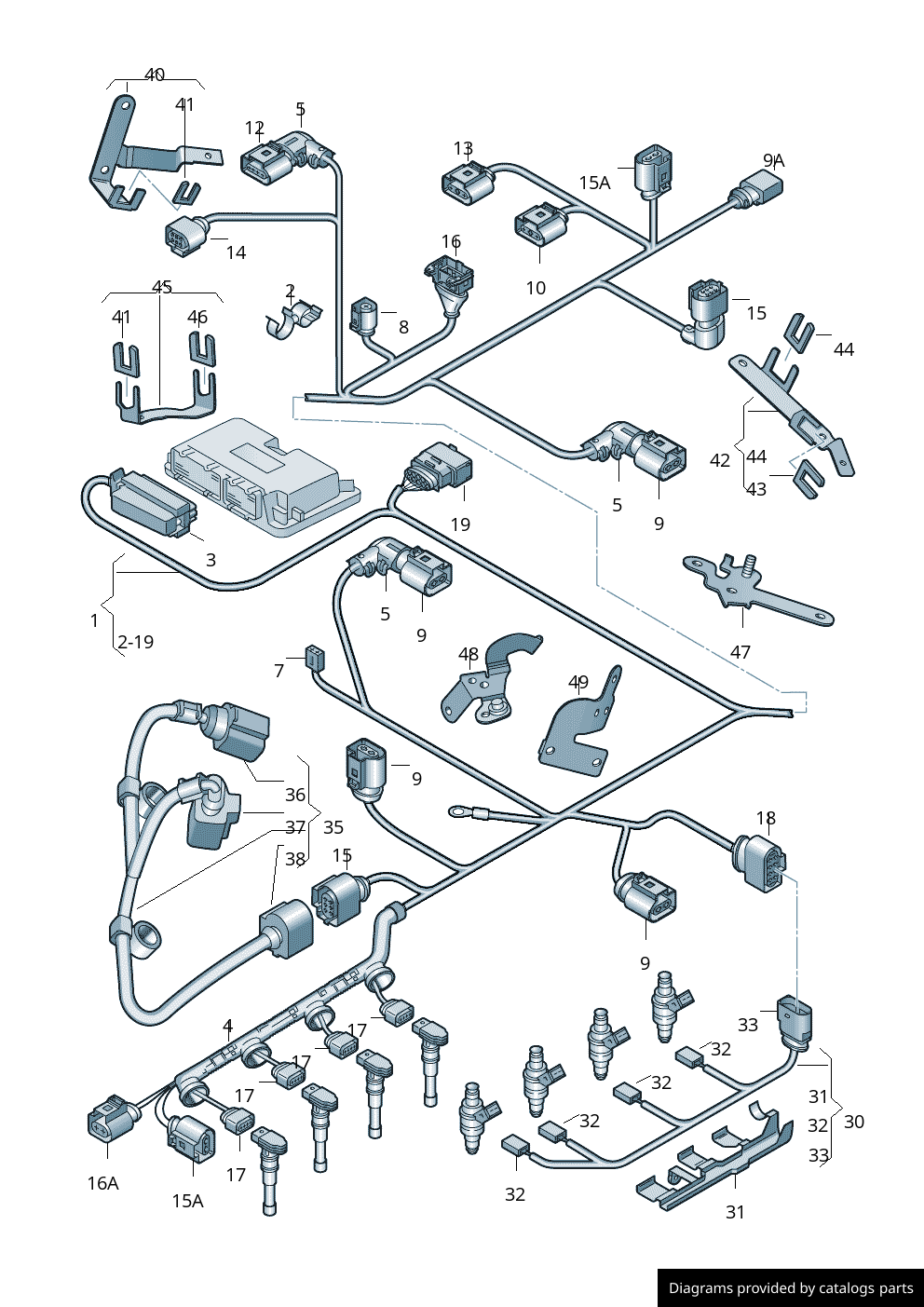 Car part diagram