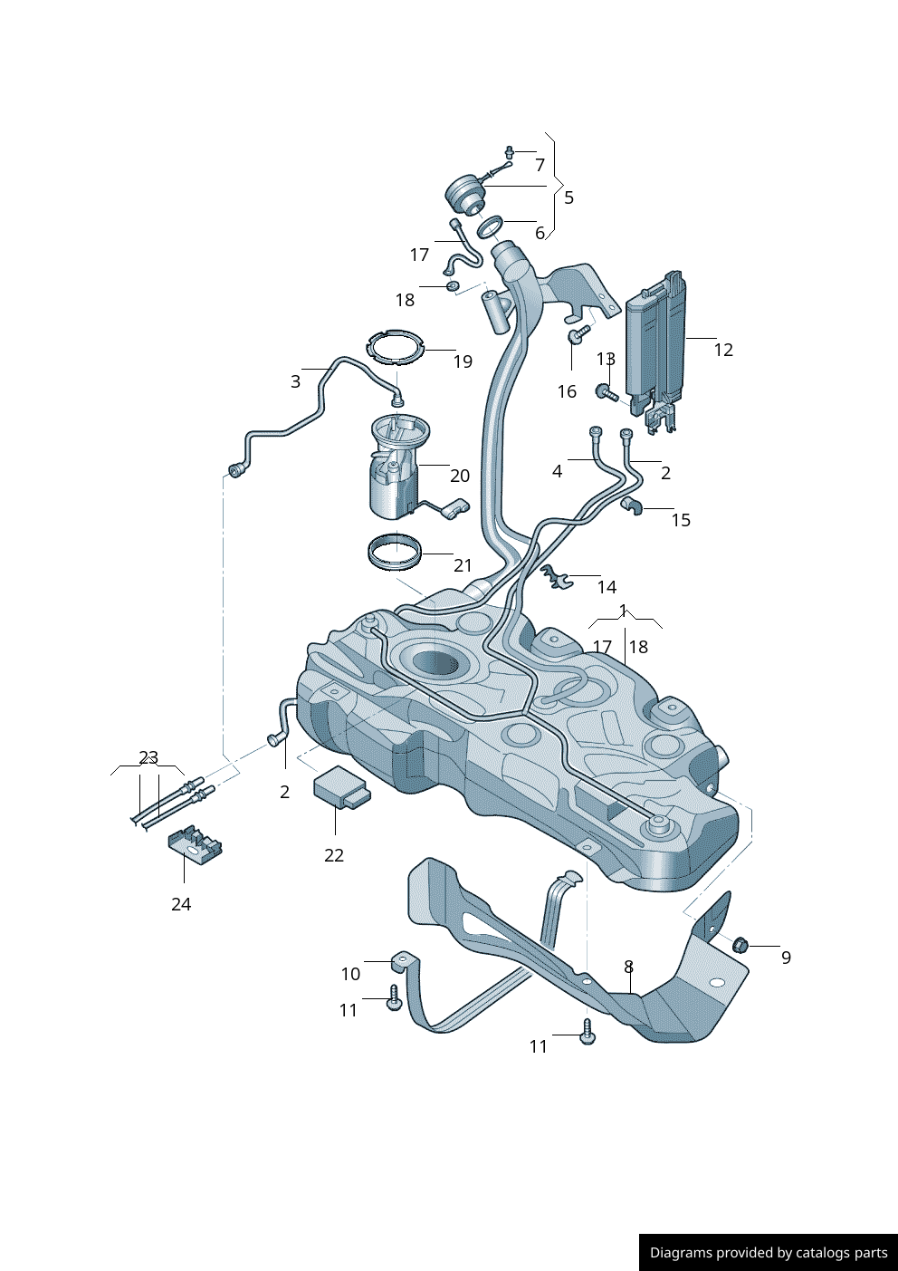 Car part diagram