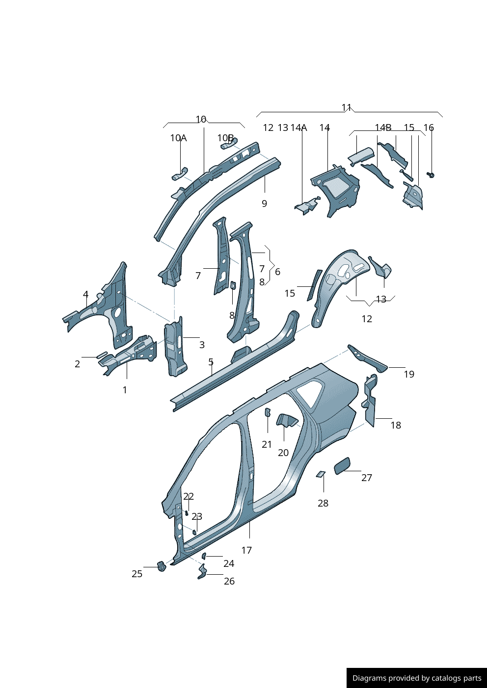 Car part diagram
