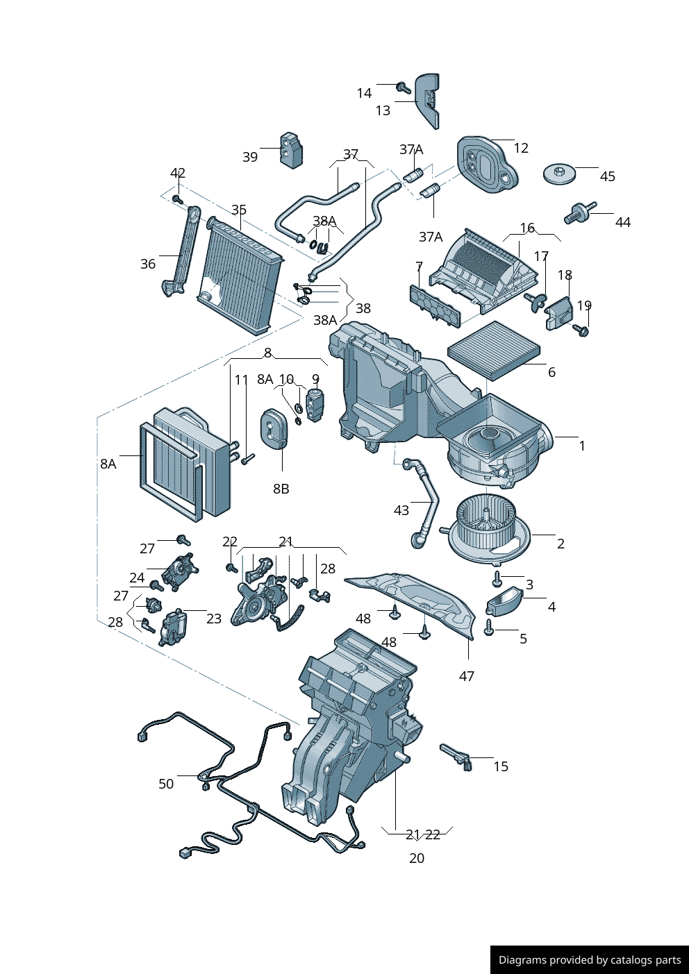 Car part diagram
