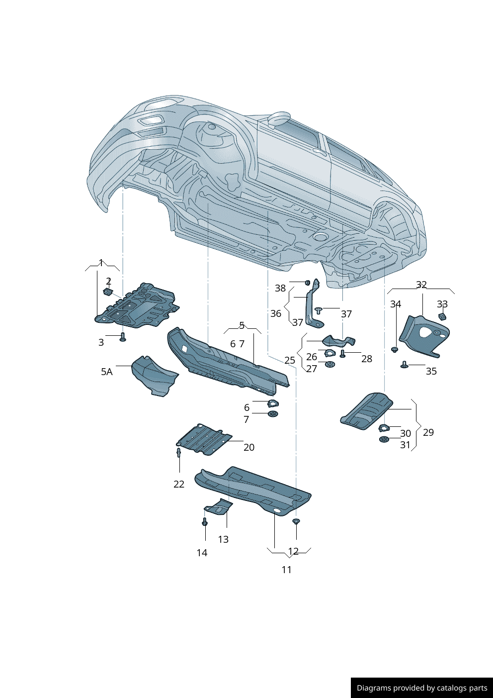 Car part diagram