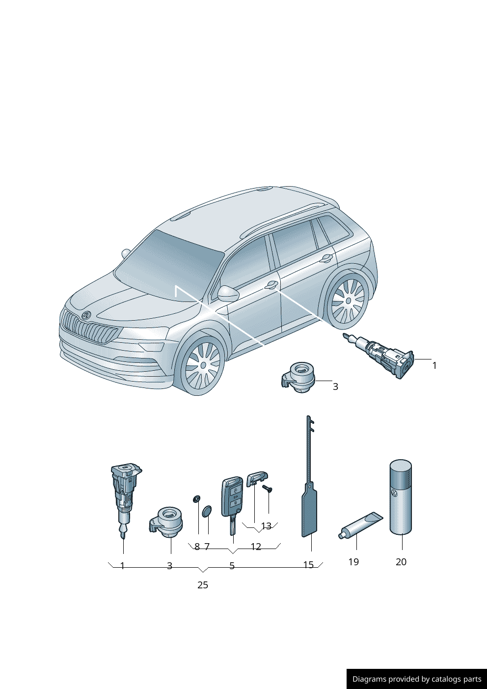 Car part diagram