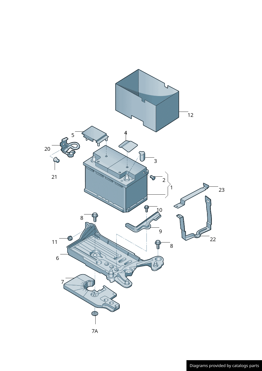 Car part diagram