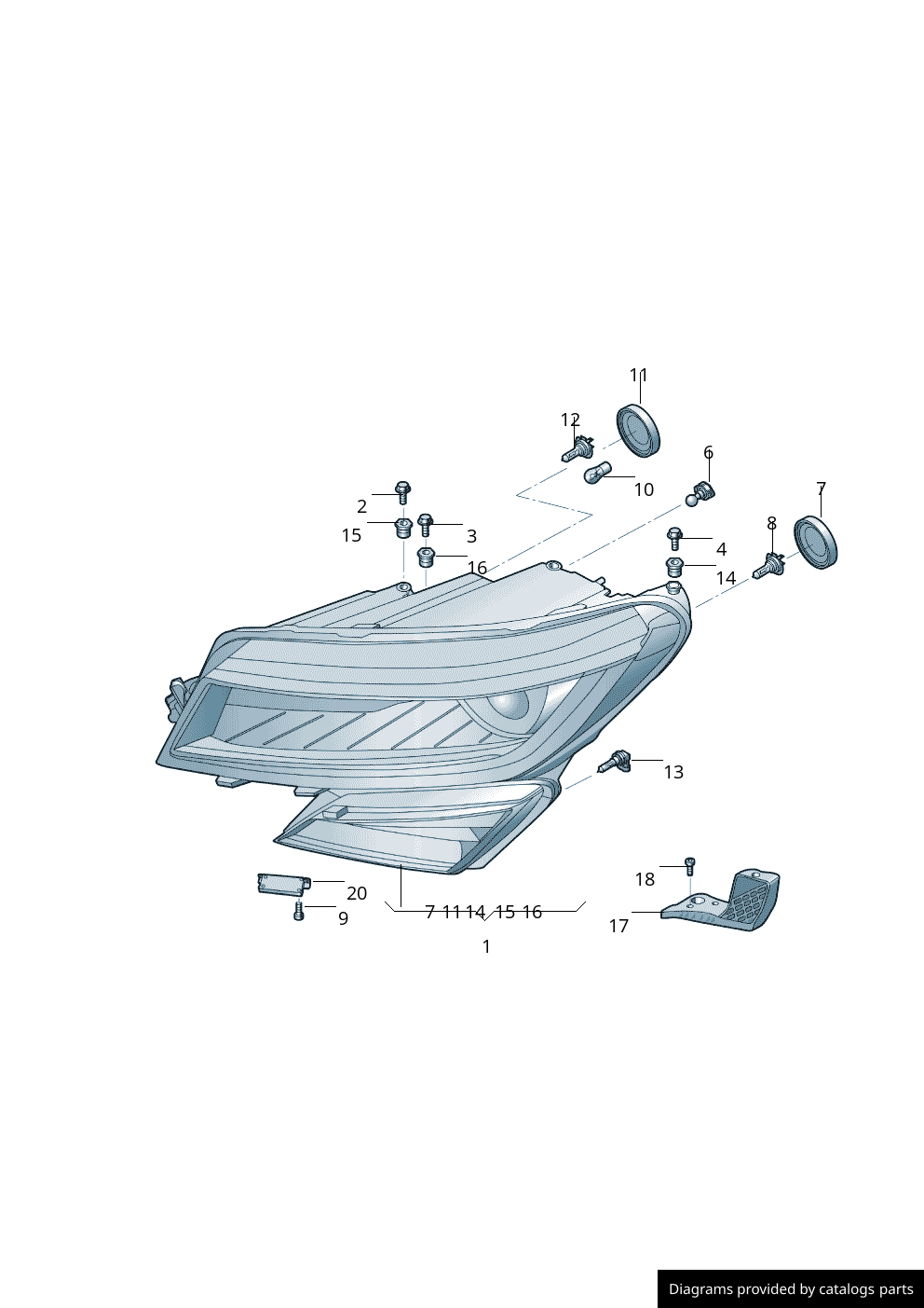 Car part diagram