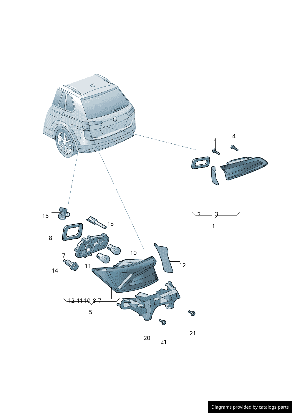 Car part diagram