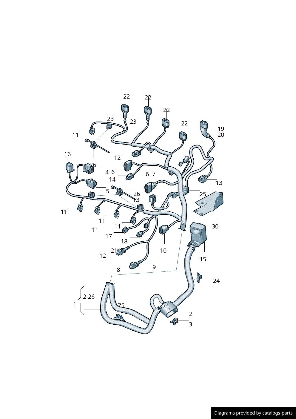 Car part diagram