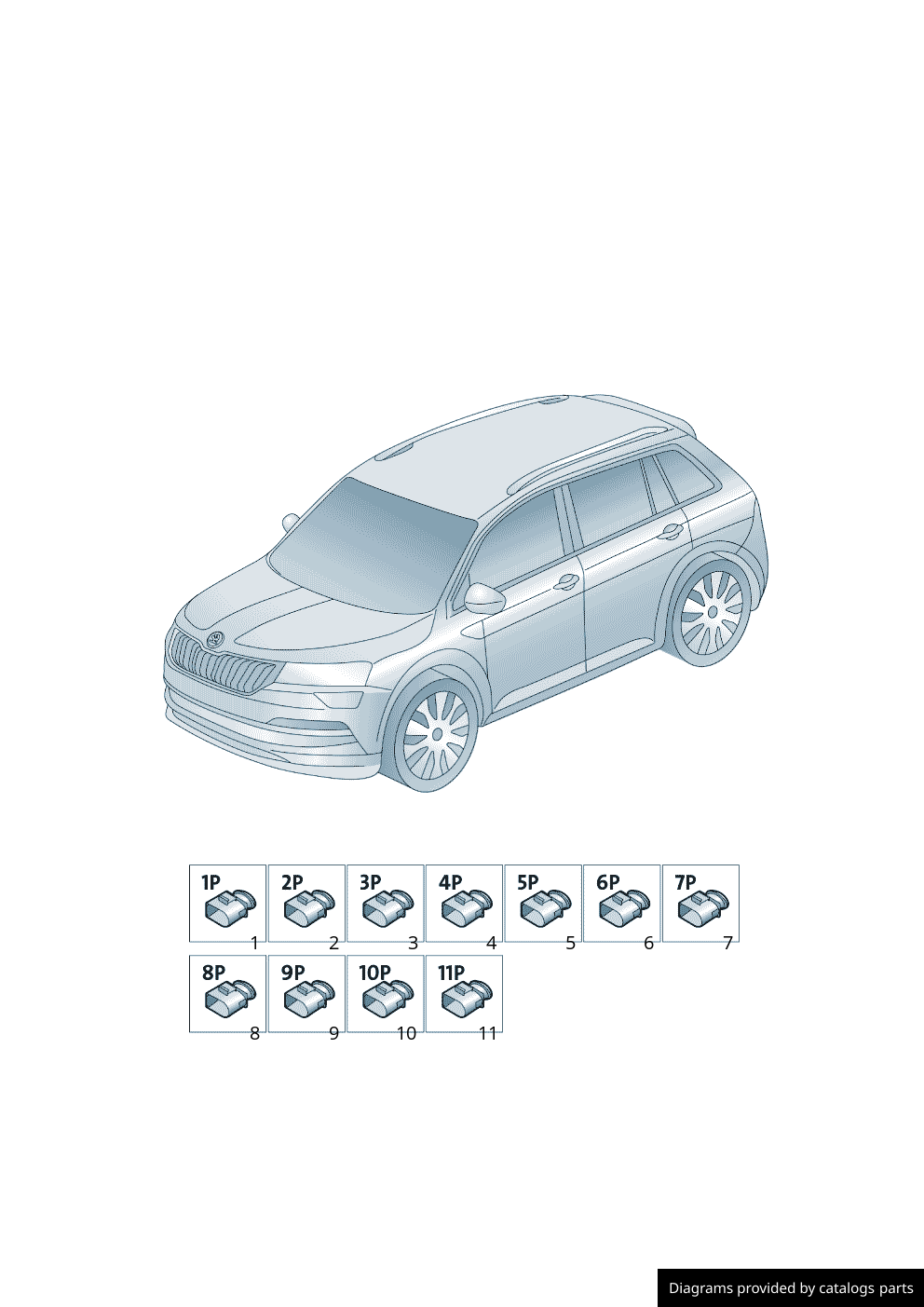 Car part diagram