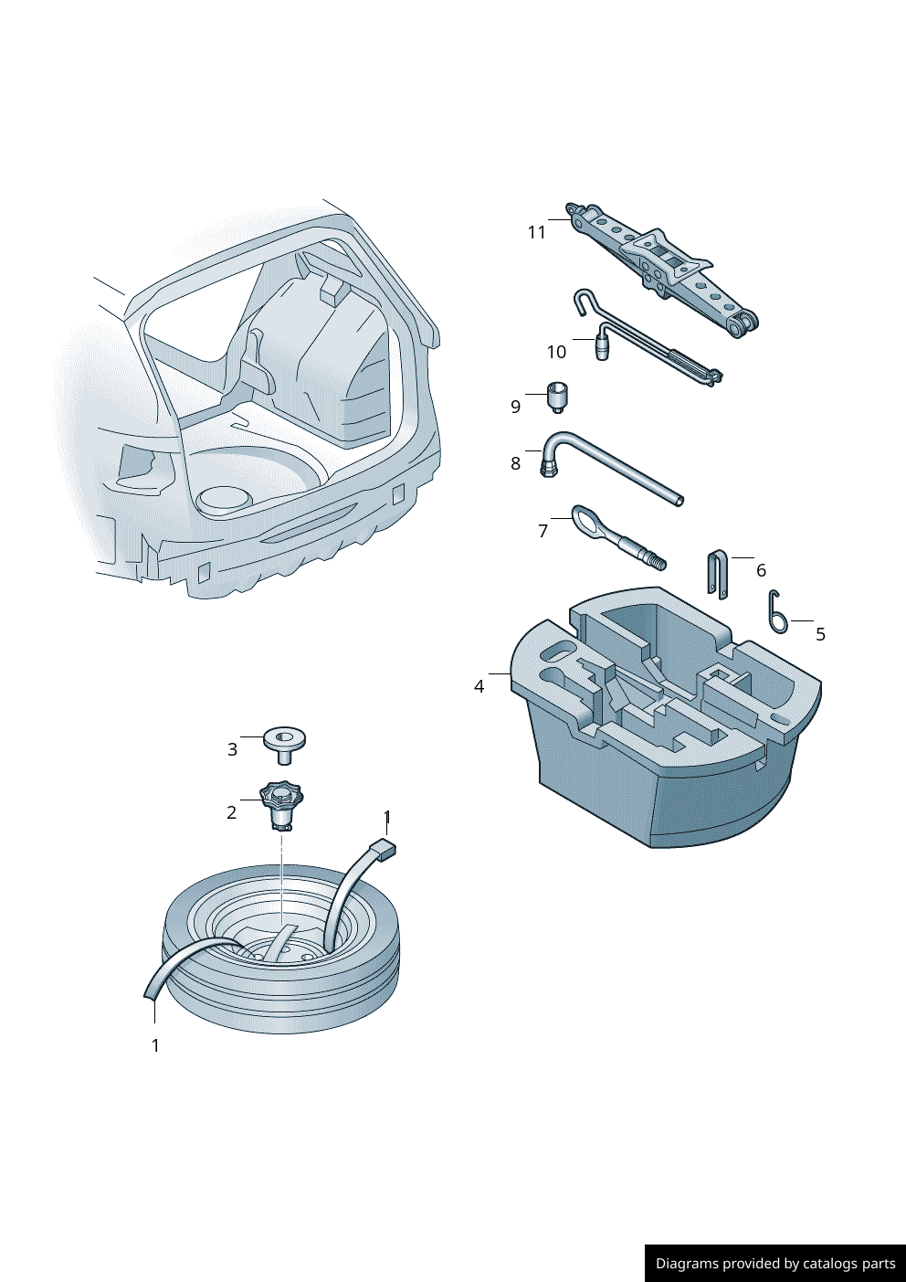 Car part diagram
