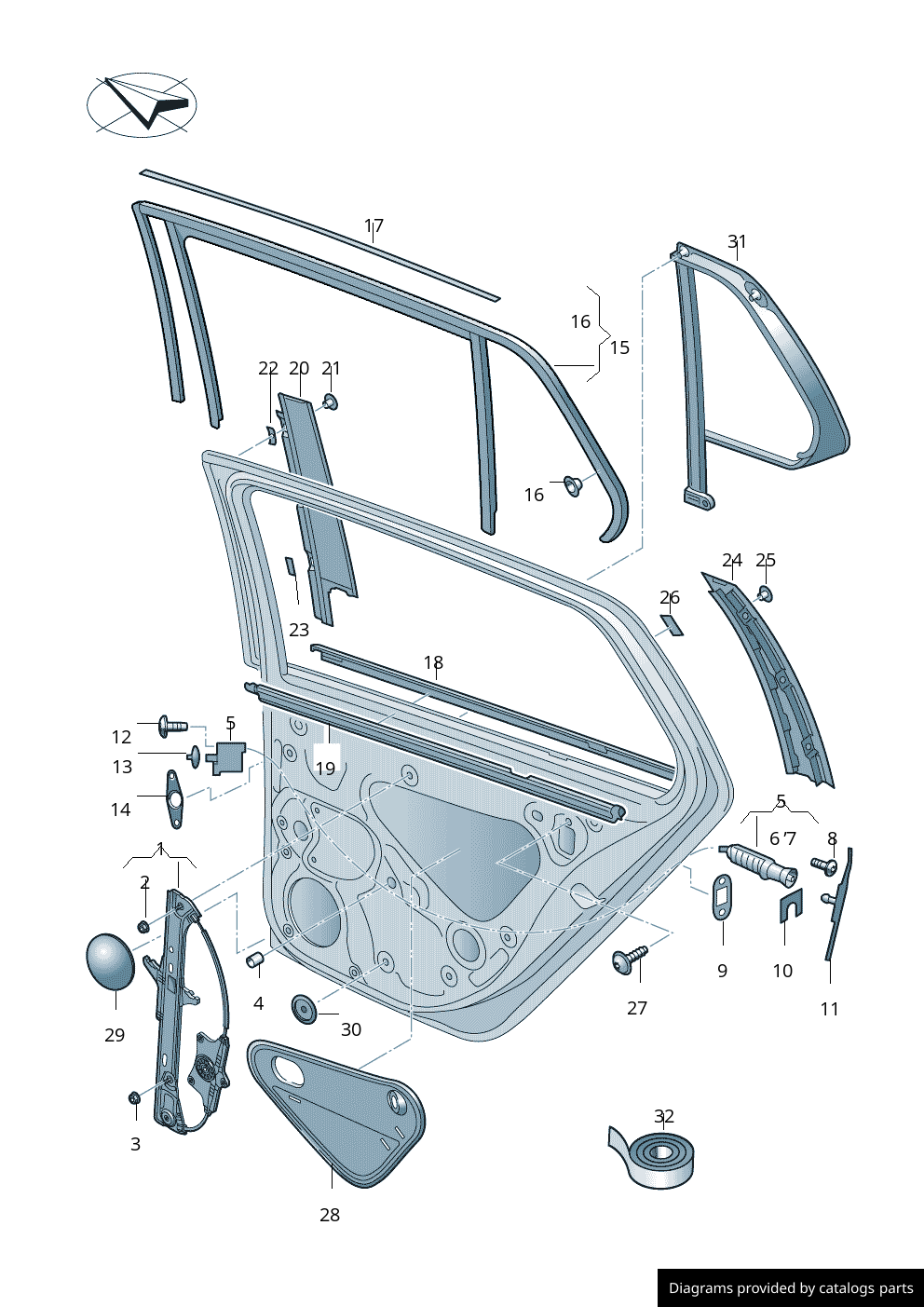 Car part diagram