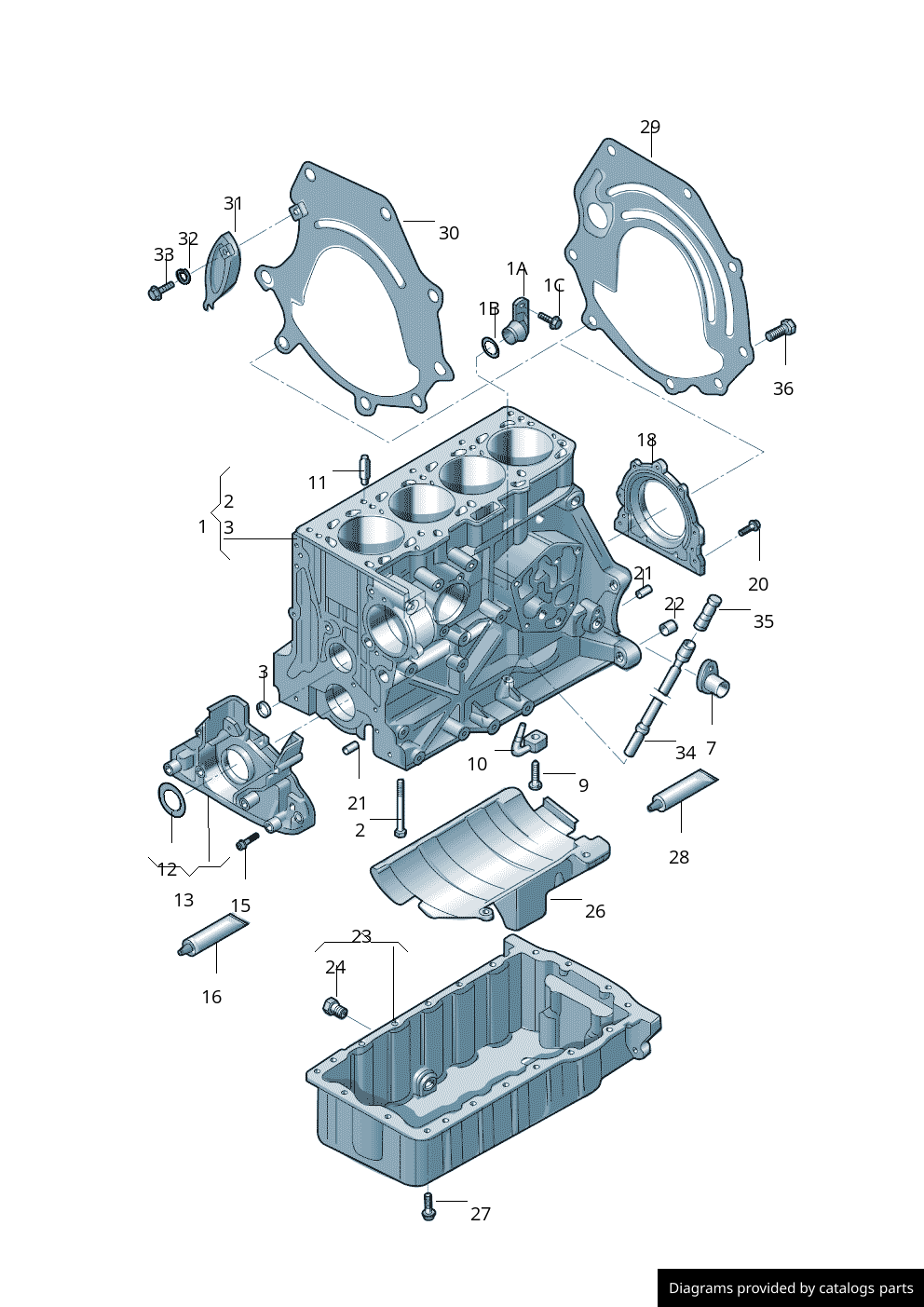 Car part diagram