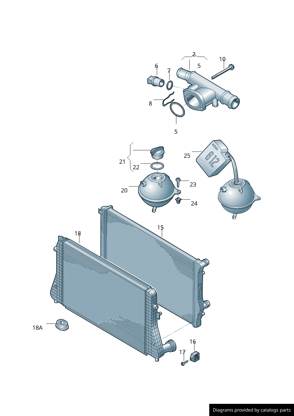 Car part diagram