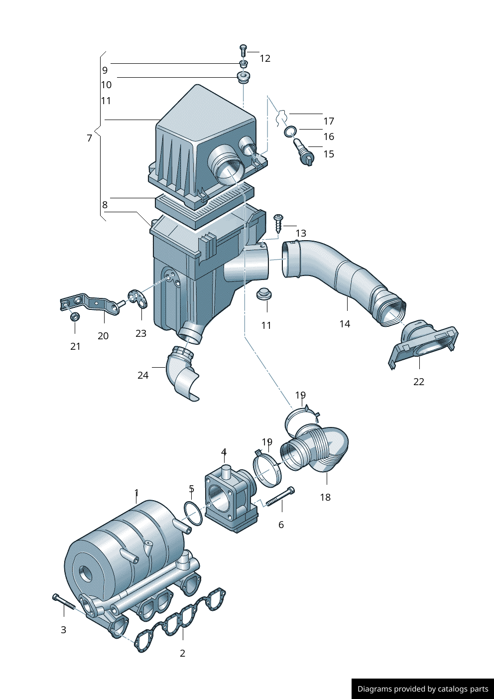 Car part diagram