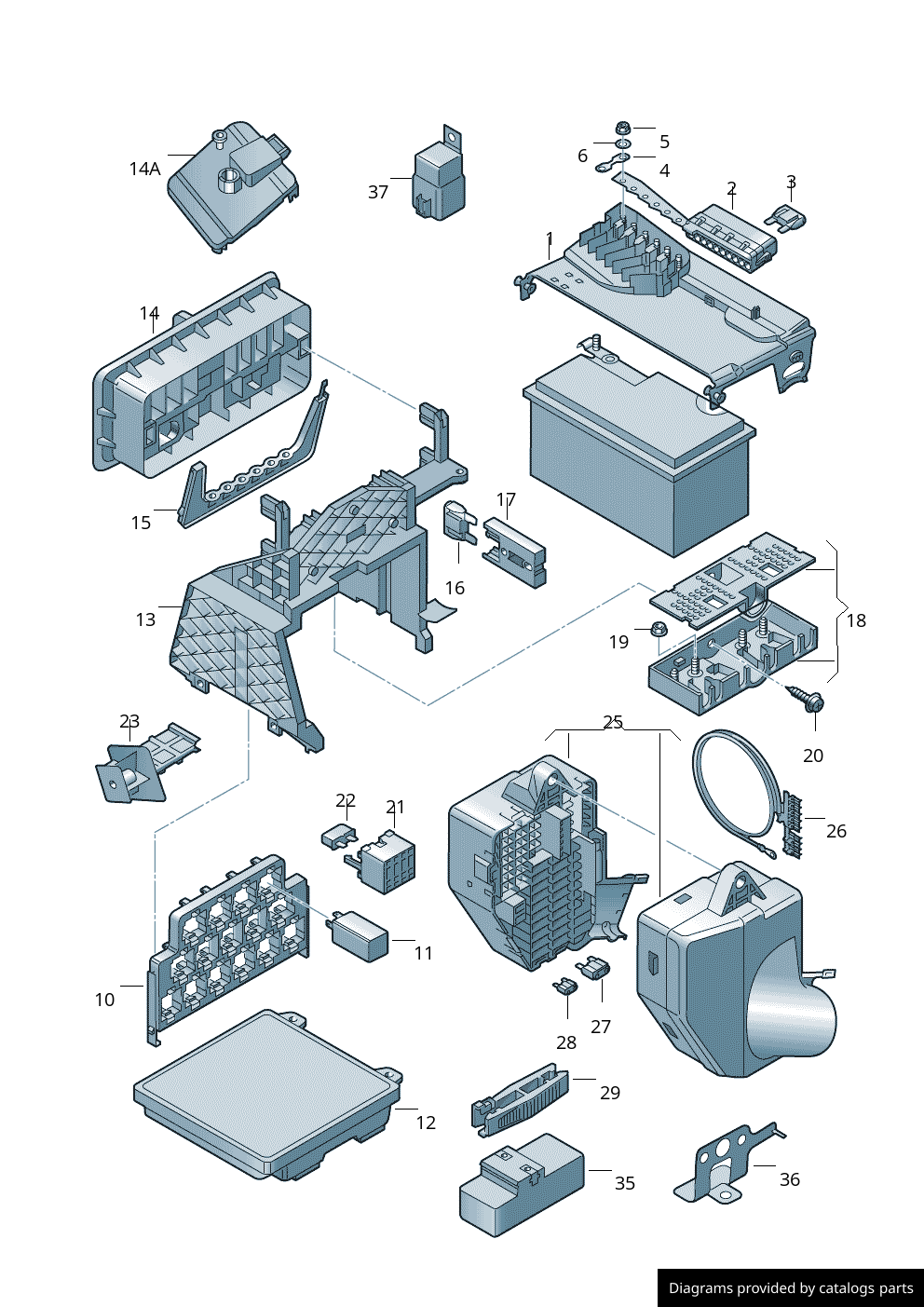 Car part diagram