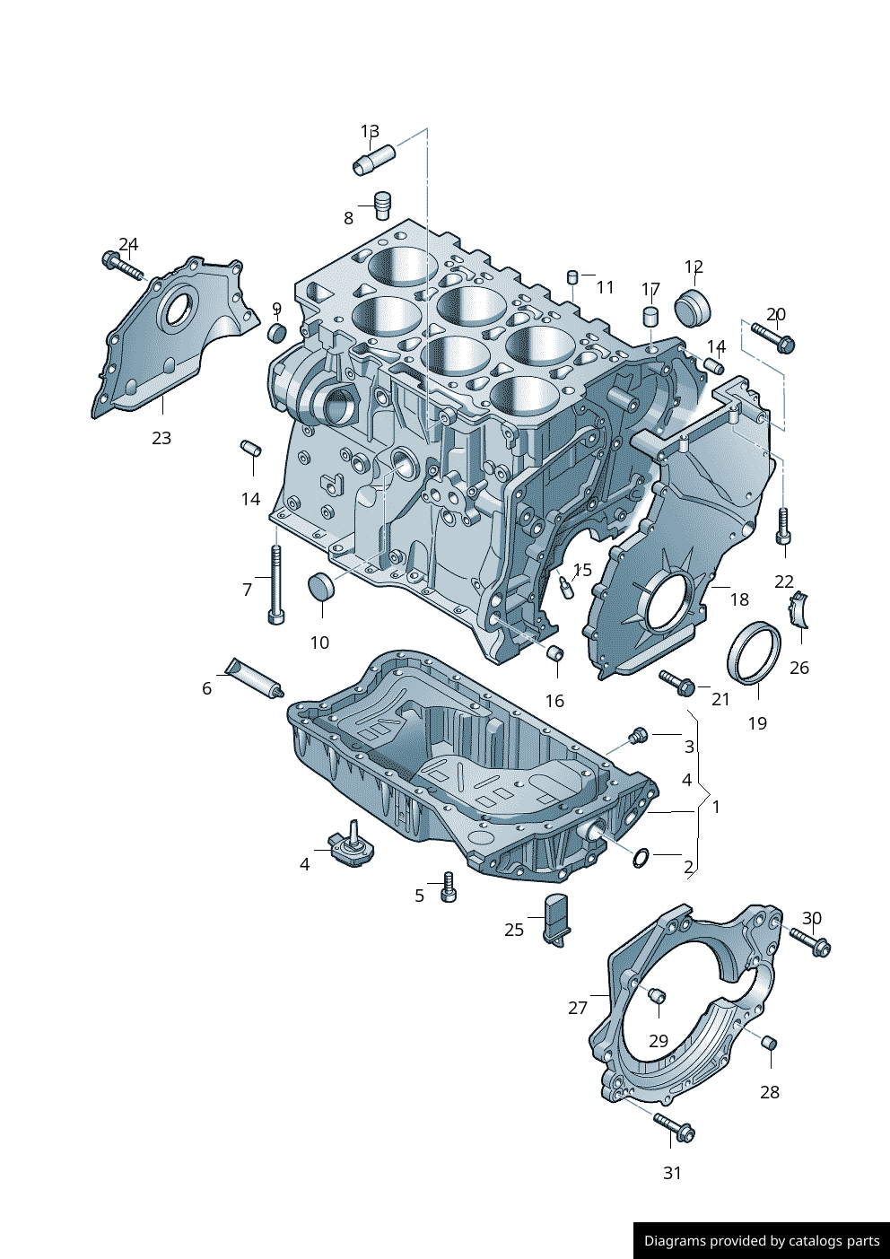 Car part diagram