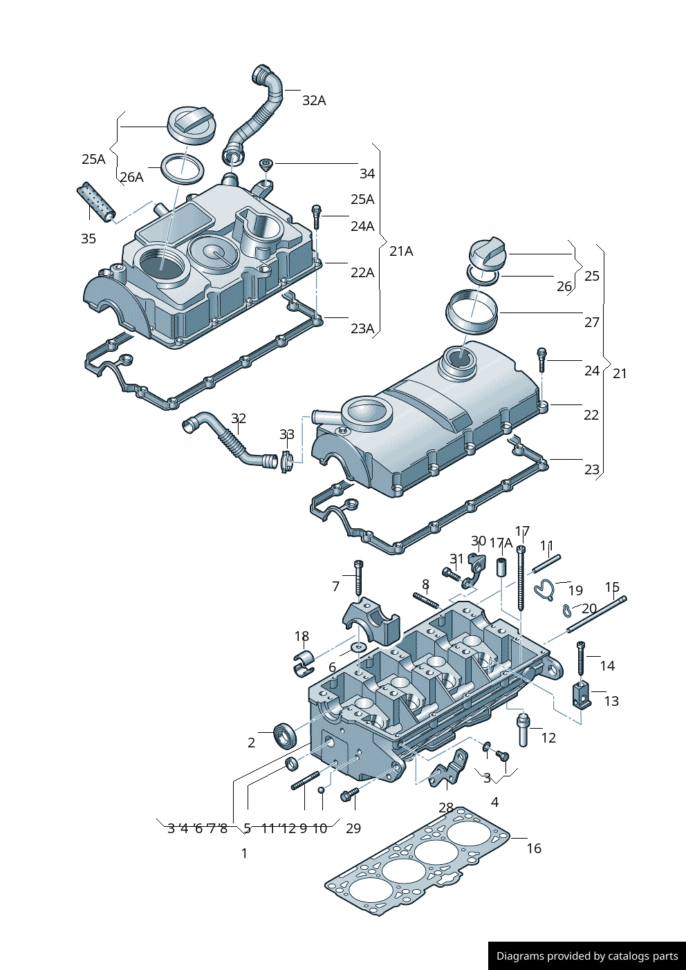 Car part diagram