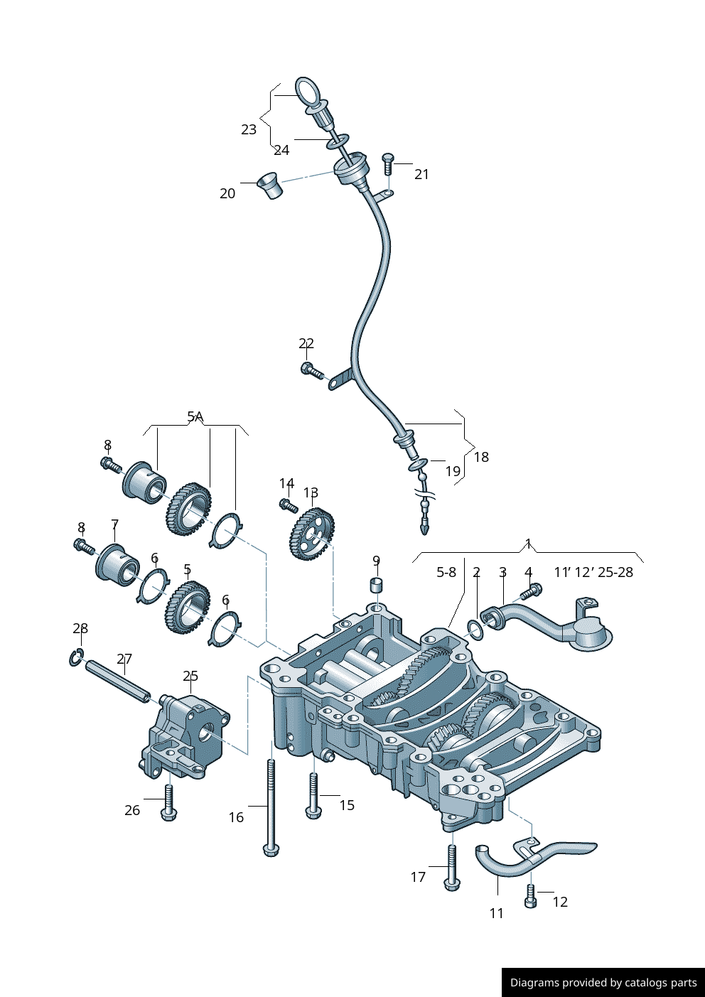 Car part diagram