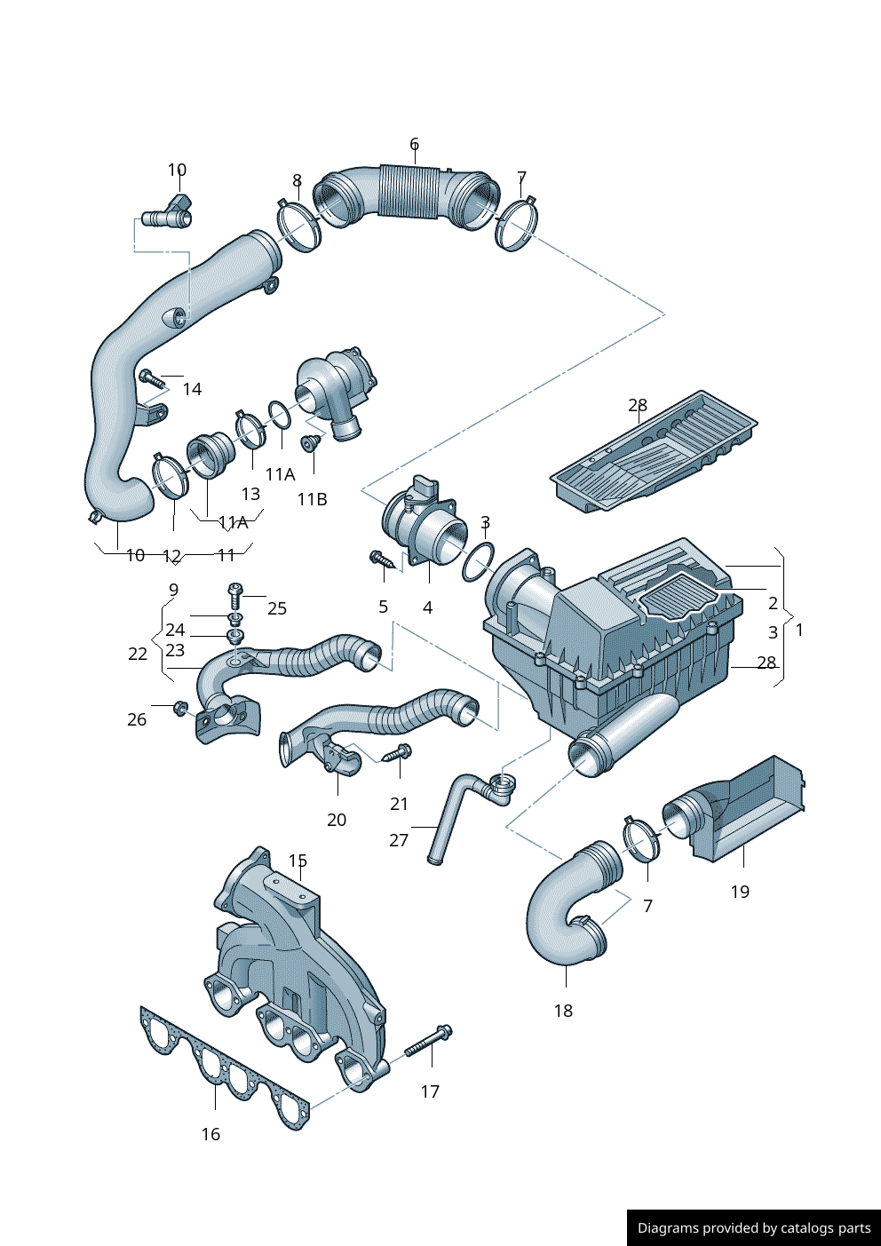 Car part diagram