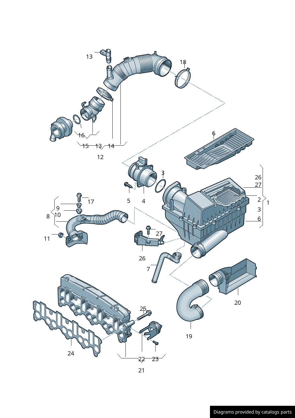 Car part diagram