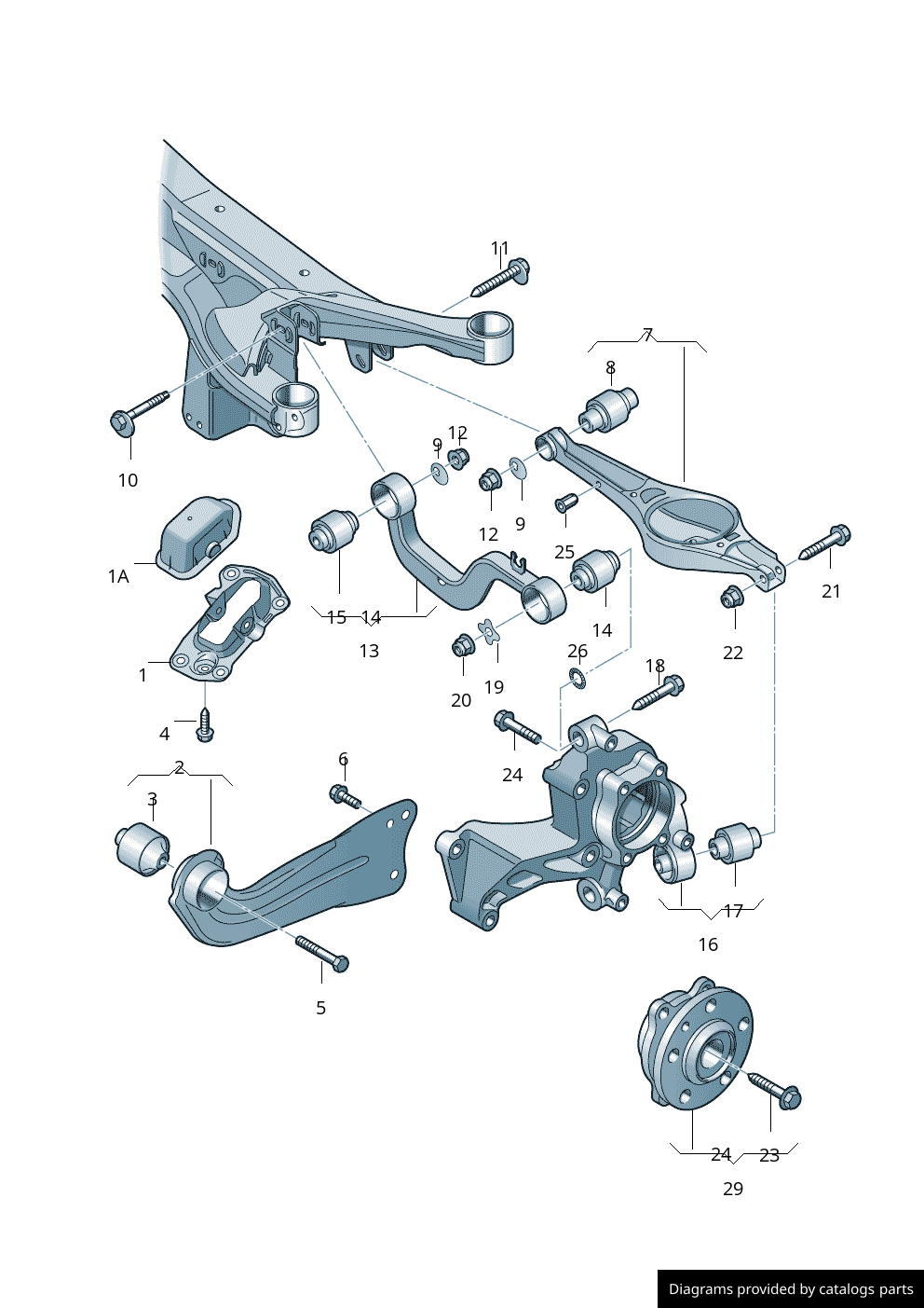 Car part diagram