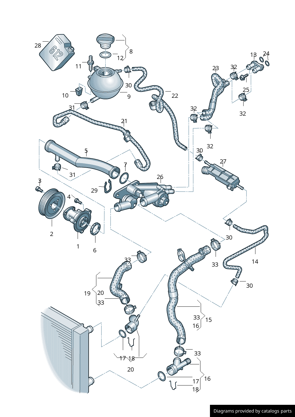 Car part diagram
