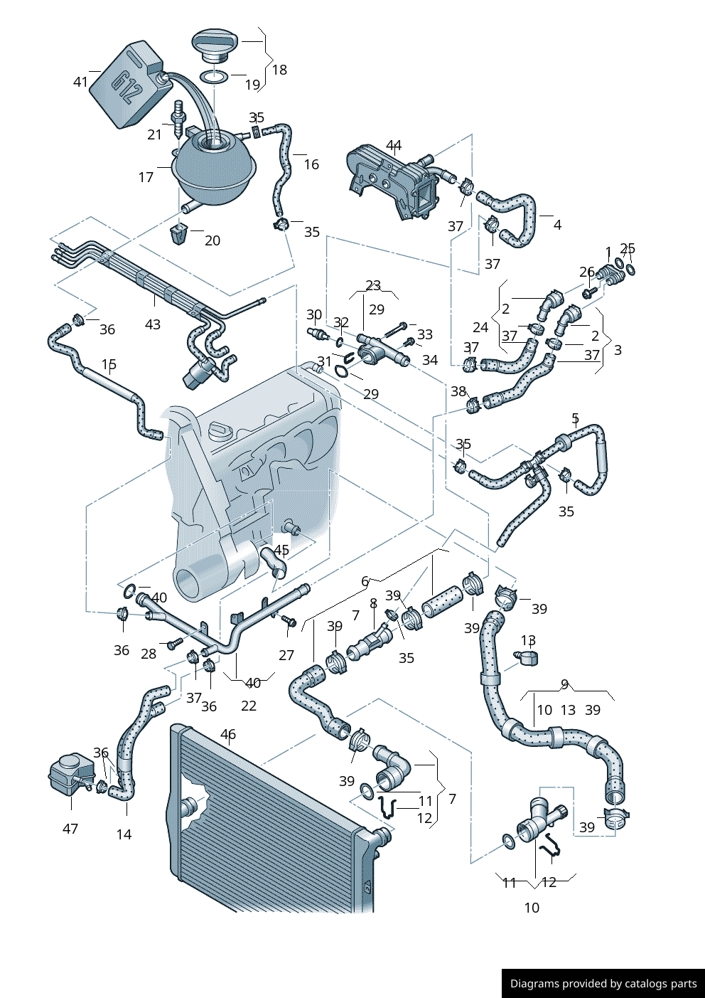 Car part diagram