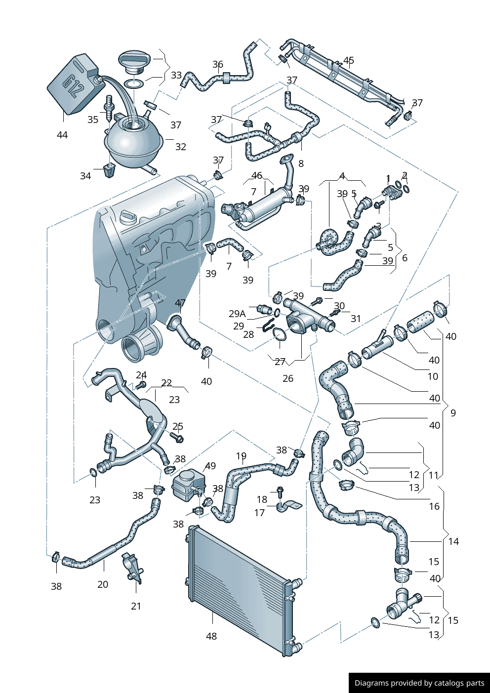 Car part diagram