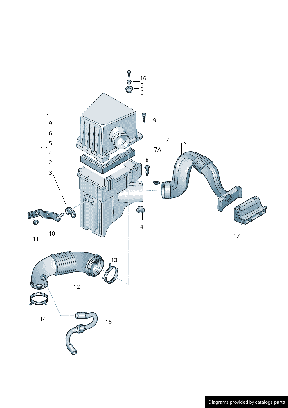 Car part diagram