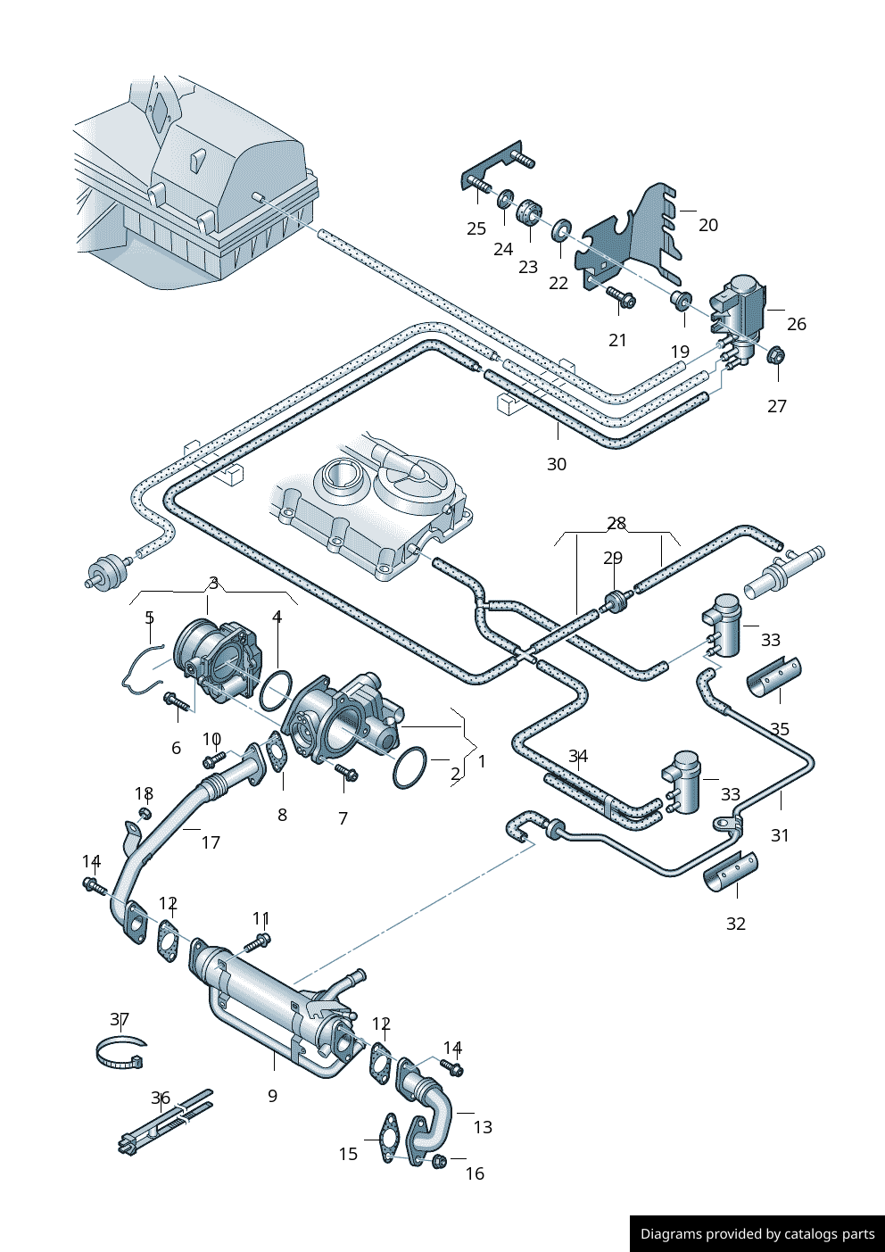 Car part diagram