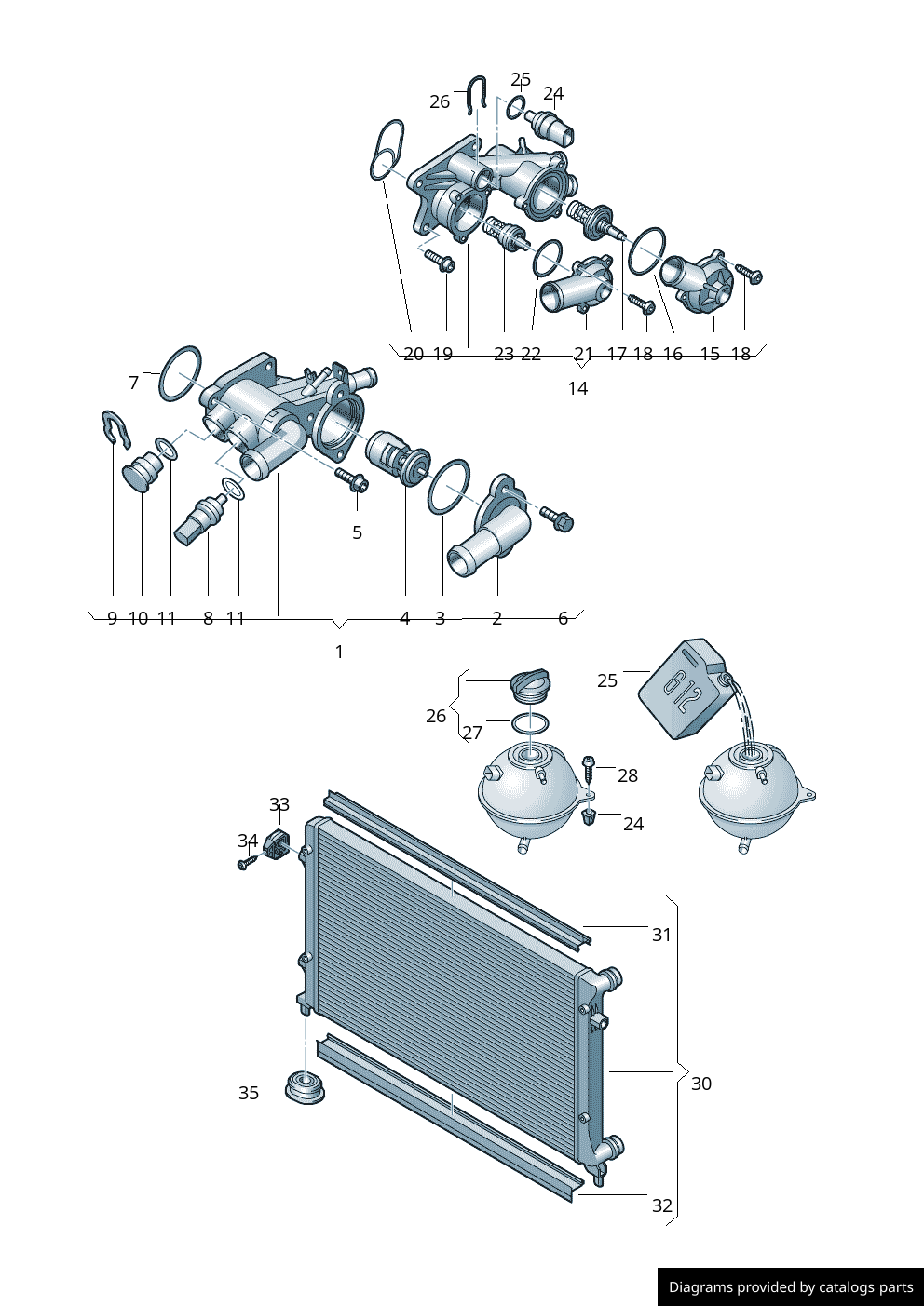 Car part diagram