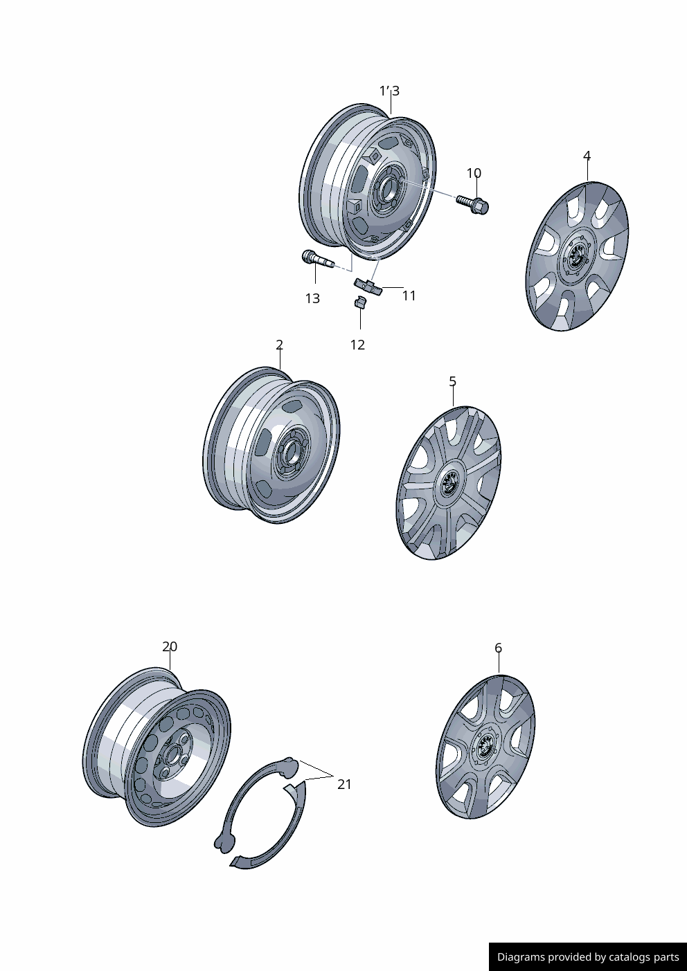 Car part diagram