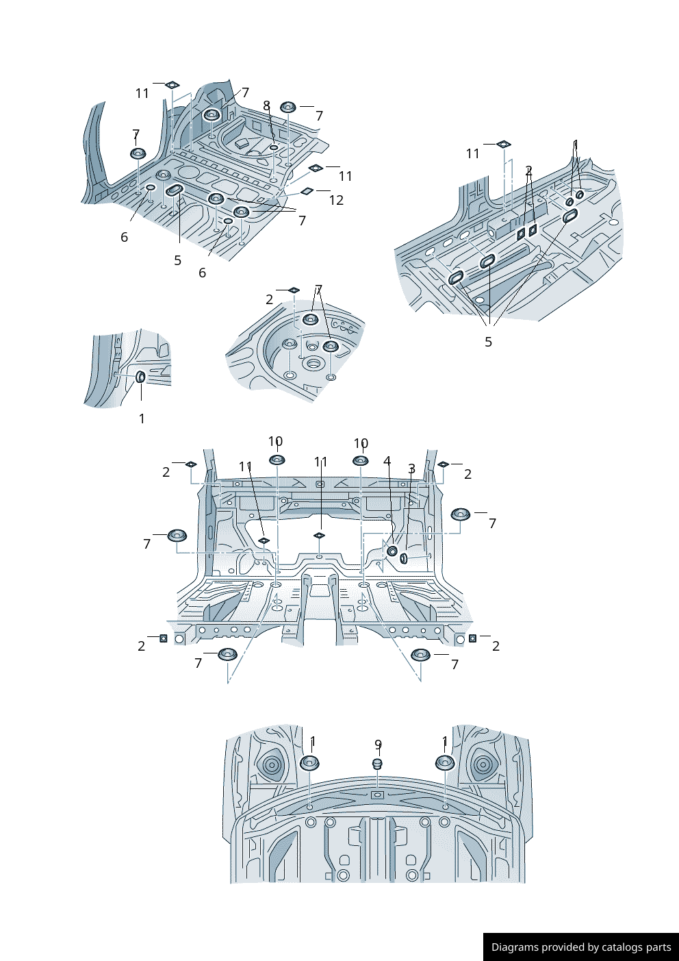 Car part diagram