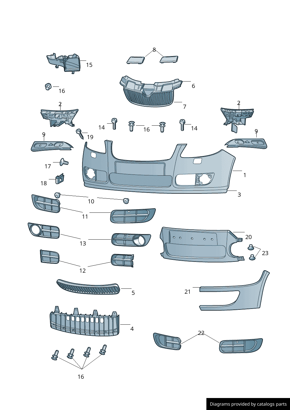 Car part diagram