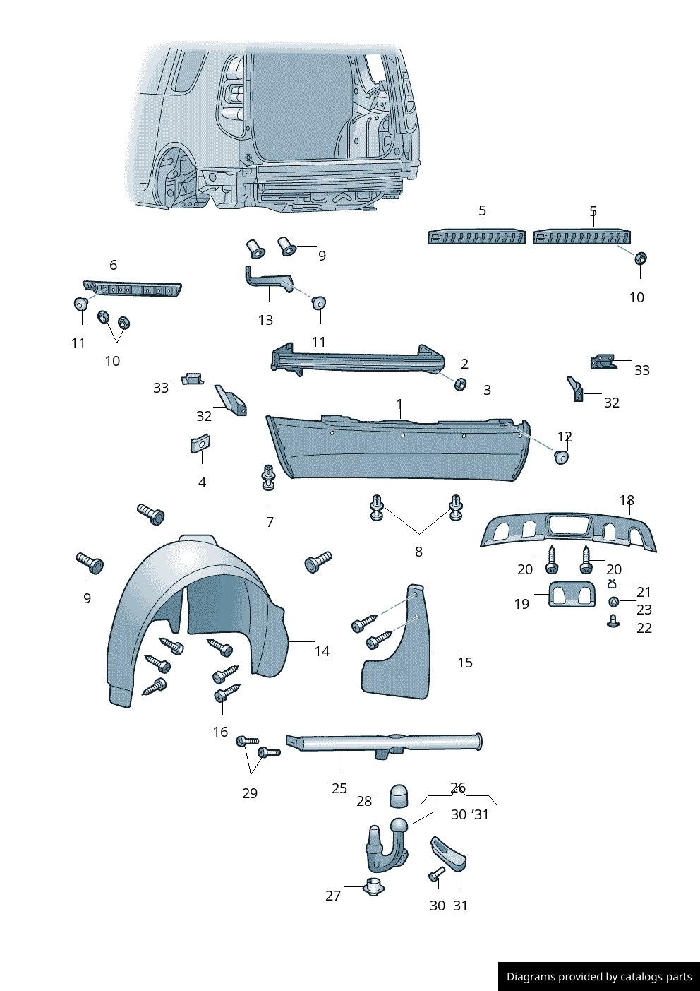 Car part diagram