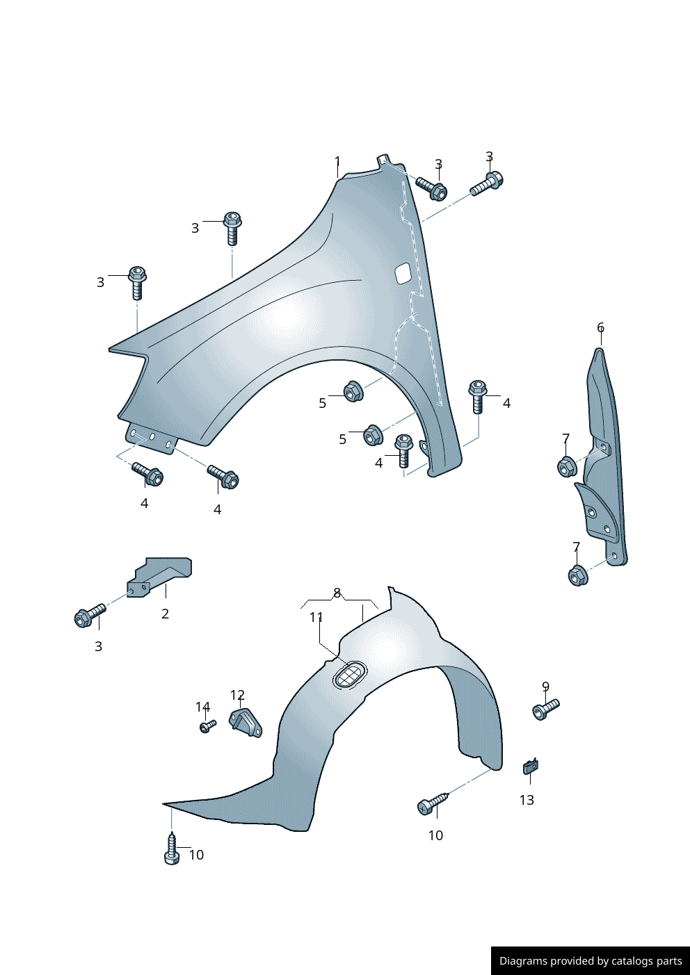 Car part diagram